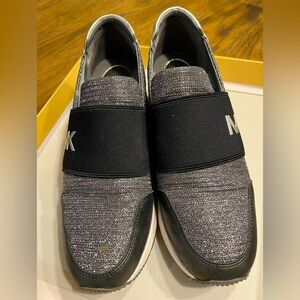 Michael Kors Women's Felix Trainers Glitter Chain Mesh. 7 M